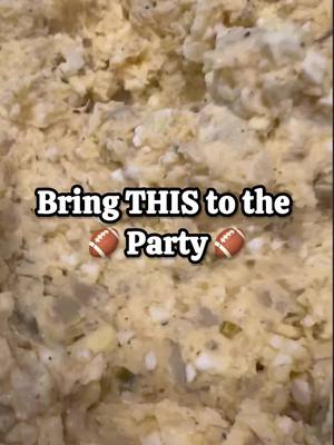 🥔Potato Salad  •	10 medium potatoes, peeled and cubed 	•	5–6 eggs 	•	Mayonnaise (adjust to your desired creaminess) 	•	Mustard (adjust to your desired tanginess) 	•	2 tbsp sweet relish 	•	2 tbsp dill relish 	•	Salt, black pepper, onion powder, garlic powder, Tony’s Cajun seasoning, parsley (Season to taste) Instructions 	1.	Place peeled and cubed potatoes into a large pot of salted water. Add the eggs directly into the same pot. 	2.	Boil until potatoes are fork tender. 	3.	Drain potatoes and remove eggs. 	4.	Peel the eggs, dice them up, and add back into the potatoes. 	5.	Stir in mayonnaise, mustard, both relishes, and seasonings until creamy and well combined. Adjust creaminess, tanginess, and seasoning to taste. 	6.	Mix thoroughly, then chill before serving or enjoy warm. ✨ Pro tip: Make it the night before so the flavors really come together!