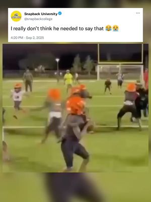 “Good read TJ!” 😂 #cfb #college #football #collegefootball #peeweefootball #funny #fyp #explore