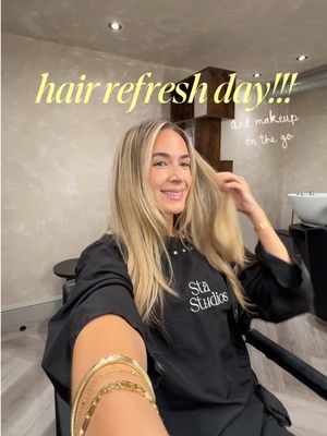 post summer hair appointment!!✨⛅️ topping up throughout the day with my perfect on the go @NARS Cosmetics multiple 🧚🏼🍓🫶🏼 ad