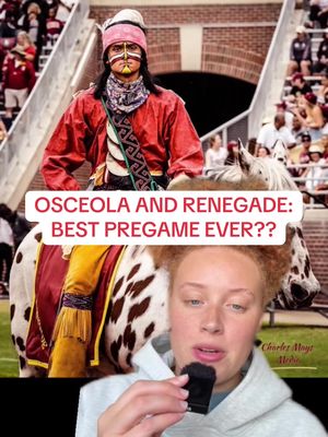 Watching this pregame got me so hype I could’ve ran through a brick wall I’m not gonna lie #fau #floridastate #osceolaandrenegade #fearthespear🍢 