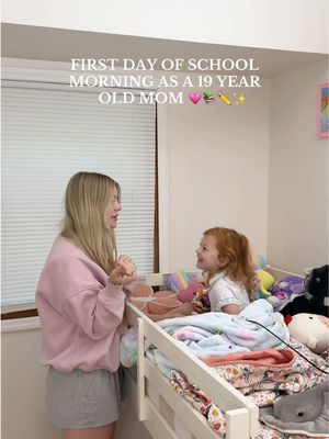 she’s just a baby 😭 I can’t believe she’s in school now #MomsofTikTok #backtoschool #school #morning #momlife 