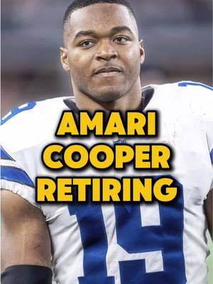 Amari Cooper is Retiring #amaricooper #raiders #cowboys #nflnews #fantasyfootball 