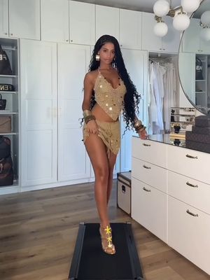 GRWM: Celebrity Inspo - Tyla⁠ 😍 🔎 Marina Crochet Halter Mini Skirt Set 🔎 Gina Backless Mesh Mini Dress 🔎 Robyn Sequin Maxi Dress #fashionnova #tiktokfashion #grwm #styling #inspo #celebrity