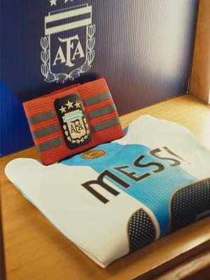 The most beautiful jersey is ready! 🩵 #ArgentinaNT #Football #Champions #Argentina #WorldCupQualifiers 
