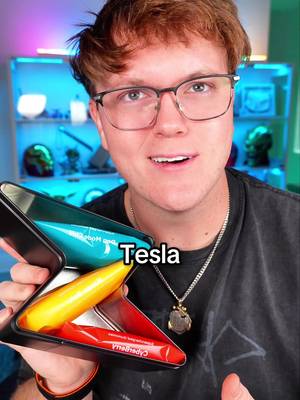 tesla makes… gummies?? 🍬⚡️   #tesla #Tech #gadget #elon 