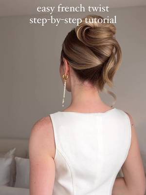 Step-by-step french twist tutorial❤️ French twists are one of my most loved hairstyles to share, so I wanted to show you this easy variation that’s surprisingly easy to do on yourself I used my favourite @sephoracanada hair products, ones I reach for time and time again, to create a beautiful, smooth, and shiny finish Save this for your next special occasion✨ #sephoracanadapartner #frenchtwist #hairtutorial #easyupdo #longhairstyles 