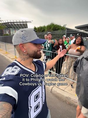 Made it to Philly, Cowboys Nation 🔥 Ain’t gonna lie, been SKETCH but we’re still alive. Hope to walk out of here with a W. LETS GO COWBOYS! #cowboys #dallascowboys #cowboysnation #nfl #football 