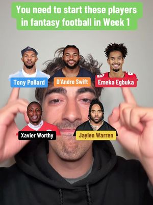 Get these five players in your lineup in fantasy!! #buccaneerswalterpicks #fantasyfootball #nflfantasy 