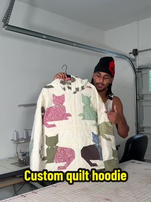 Where my cat lovers at?? New pieces in the Quilt Shop, go check em out!!! #upcycling #sewing #quilt #catsoftiktok 