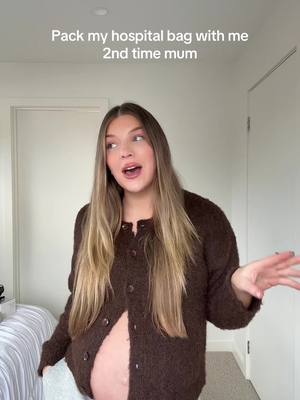 Pack my hospital bag with me 🫶🏻  #hospitalbag #secondtimemum #labour #labourandbirth #pregnancy @portier @ripematernity @BARE MUM® @midwivesownbrand @COTTON ON  @Cotton On Kids @Target Australia @Huggies® 