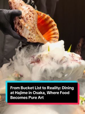 When I was 18, I moved to Osaka, Japan to study cooking. Around that same time Hajime restaurant was awarded 3 Michelin stars, setting a new standard in the city where I was just beginning my culinary journey.  Visiting this restaurant has been on my bucket list ever since, and finally experiencing it was nothing short of inspiring. Grateful to chef Hajime for the unforgettable meal and to my friend Yuri for making this experience possible! #fyp #finedining