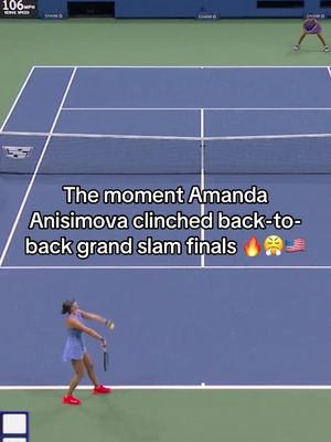 Incredible #amandaanisimova #USOpen #tennis 
