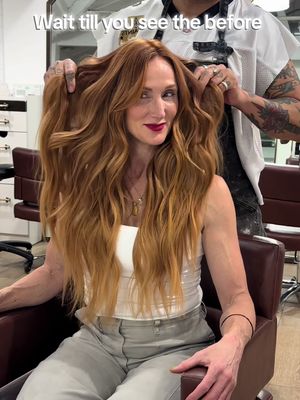 What a change in length can do 💪🏼💪🏼 @The Hair Shop Inc.  #hairmakeover 