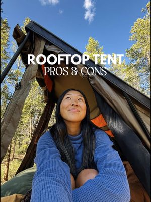 I got a new toy earlier this year and have been ITCHING to tell y’all more about… 6 months later it was honestly hard to come up with the cons besides the obvious cost, but for us it was 100% worth it☺️ since getting this tent we have slept outside more than I ever thought we would and have never been comfier!☁️💤 Are you thinking about upgrading your camp system??⬇️⬇️⬇️ I had no idea what I was looking for when I started my search… all I knew was I wanted something comfier and beefier so I could camp more frequently!  Then came the less fun questions…🤔 - what’s our car’s roof weight capacity? - what kind of roof rack should we get? - how will it affect gas mileage? - is it difficult to install and remove? - is it designed for winter camping? and so much more… We went with the Inspired Overland Standard Lightweight Rooftop Tent and I’m so glad we did!  Why’d we pick this one? It’s one of the lightest tents we could find that didn’t sacrifice durability and has all the features we were looking for! *NOT sponsored just stoked with this purchase🤪