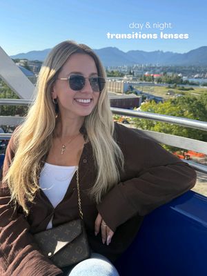 Didn’t have to think twice about the sun. Transitions lenses (@transitionslenses) did their thing so I could do mine — ride the rides, eat the snacks, live the whole day! 🎟️☀️ #Ad #TransitionsLenses #Festival #Vancouver @Celine Trimarchi 
