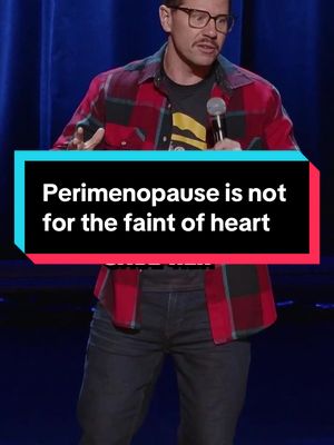 All I’ve learned about perimenopause is that I would handle it much worse than my wife is handling it. At least though at midlife in our marriage we have something in common. #perimenopause #standupcomedy 