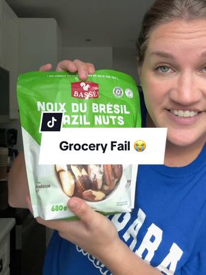 I have no clue if all Brazil nuts can lead to that selenium toxicity… but I’m not risking it 😬 😂 I take what Dr House said to heart!  #groceryfail #brazilnuts #selenium #ohcrapmoments 