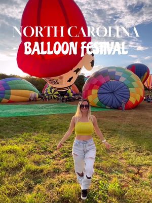 🎈✨ How cool is this?! The 2025 Carolina BalloonFest is coming up October 17–19 in beautiful Statesville, NC—and it’s bound to be absolutely AMAZING!   I went last year, and it was an absolute blast!!! This has effortlessly become my favorite fall activity—a total must-do! We got to see over 50 colorful balloons inflate and take flight at sunset, and the whole scene was pure magic. Plus, there were tons of food vendors, craft beers, live music, and so much more!! This event is super fun for everyone!! My friends and I had the best time and can’t wait to go back. The balloon views were epic—you absolutely have to see them in person!! ➡️ Tag who you’re going with and share this in your stories if you’re into hot air balloons!!! ✨ Follow me @raleighwanderlust for more fun adventures around NC!! 📍 Statesville, NC #n#ncn#northcarolinas#statesvilleh#hotairballoonfestivalc#carolinaballoonfest