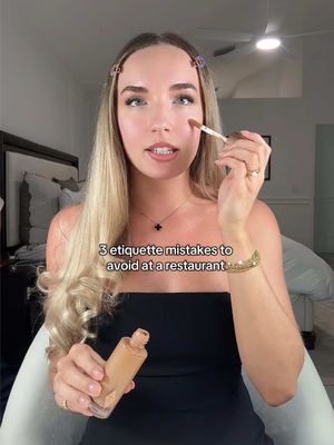 Etiquette tips from the Farnsworth sisters 💕@cici farnsworth💖🦋🫧💐☕️ #etiquette #dinneretiquette #classy #elegant #farnsworth ALSO I’m using @Luxy Hair extensions for the first time and love them!! 