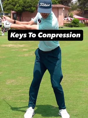 Here's How You Make Ball-Turf Contact. #golf #goltips