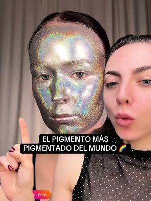 El pigmento más pigmentado del mundo 😵💎💍 qué LOCURA! ib @f.bermann #makeuphacks #makeup #maquillaje 