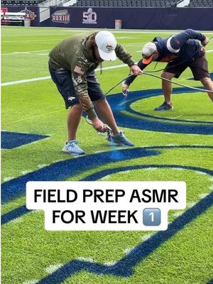 So we’re addicted to this 🖌️🎨 See you Sunday for kickoff at home!  #asmr #painting #broncos #asmrsounds #nfl 