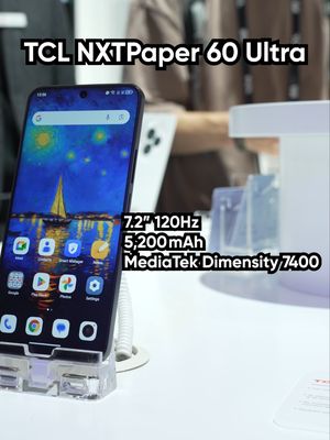 We checked out the TCL NXTPaper 60 Ultra at IFA and it's probably the coolest tech here