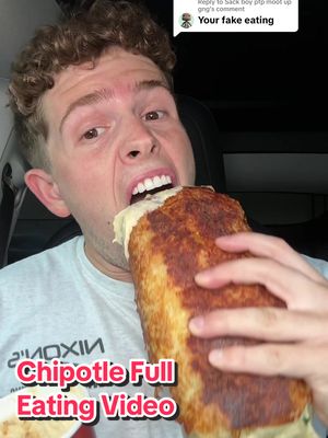 Replying to @Sack boy pfp moot up gng In one hole out the other😯 #mukbang #chipotle #thefoodguy #tommywinkler #fulleatingvideo 