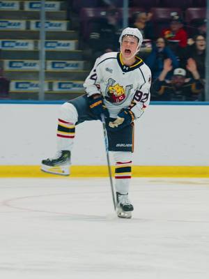 Welcome to Barrie, Aleksander #ohl #ohldraft #giddyup #juniorhockey #fyp 