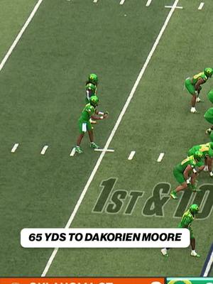 DAKORIEN MOORE 🔥 #cfb #cfp #CollegeFootball #oregon #bigten 
