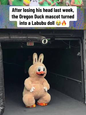 Oregon Duck 🤝 Labubu doll  (Via @BriAmaranthus)  #cfb #CollegeFootball #foootball #college #labubu 