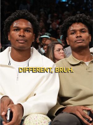 Thompson twins the best NBA brother duo of all time 🗣️ @Cam Wilder @D’Aydrian Harding #NBA #thompsontwins #amenthompson #basketball #shoutoutot 