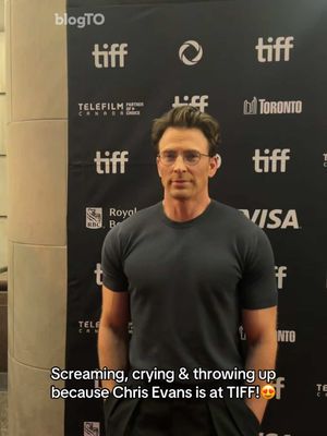 Seeing Chris Evans was not on our 2025 bucket list!😍✨ #toronto #TIFF #TIFF25 #chrisevans 
