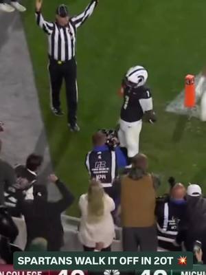 @MSU Football WINS A THRILLER IN 2OT 😮‍💨