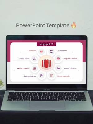 Infographic 12 - PPT Template by @misterslide. Explore Powerpoint with Morph Transition 👍 #powerpointideas #powerpointtemplate #powerpointdesign #morphpowerpoint