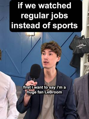 If we watched regular jobs like sports #comedy 