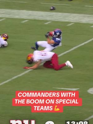 huge hit 😯 #nickbellore #washingtoncommanders #nfl 