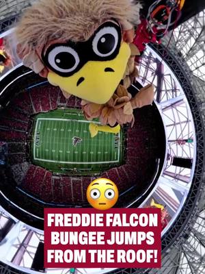 Freeeeee Fallin’ Freddie 🤩 #atlantafalcons #nfl #footballtok #nflfootball #mascot 