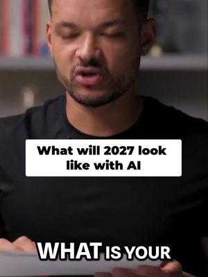 By 2027, will AI take over most jobs? With free labor & cognitive power, experts predict massive unemployment as AI and robots replace human roles. #AI #future #robots #technology #prediction #automation