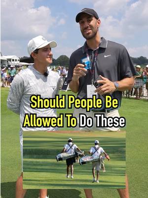 Should Theses Things Be Allowed On The Course?? #golf #fyp #shortgame #rules