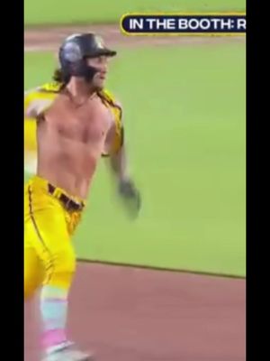 What happens when you slide with your jersey like that ?? #baseball #fyp #bananas
