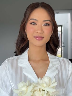 Eli ✨ our bride who brought all the vibes 🥹 #lindamua #bridalmua #sydneymua