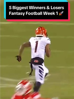 Fantasy Football Week 1 Takeaways 🚀 #nfl #fantasyfootball #fyp  Week 1 Fantasy Winners Week 1 Fantasy Losers