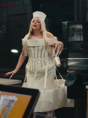 Call me Miss Jealous because @Meg Stalter went on an @Dunkin' run during the #VMAs and didn't bring me one 😩