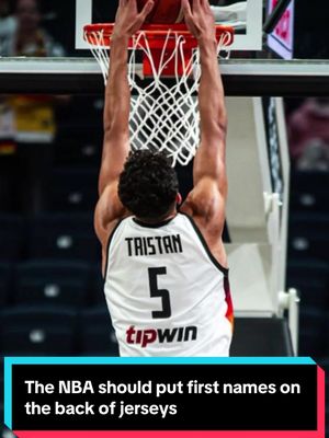 The NBA should put first names on the back of jerseys like Franz Wagner and Tristan Da Silva on Germany’s national team 🎽 #NBA #orlandomagic #germany #fiba #nbajerseys 