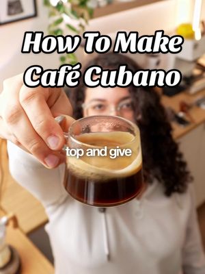 This café cubano is not for the faint of heart 💀 #espresso #coffee #cafecubano #coffeetiktok 