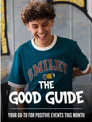 Want to go to events this month that MAKE YOU FEEL GOOD?  ✨ Hit the link in bio to get involved!👉 #TheGoodGuide #POV #PeopleAndPlanet #GlobalGoals #fyp  @Cancer Research UK  