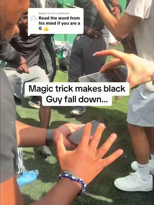 Replying to @K @MosesLdn can confirm it’s possible #magictrick #mindreading #magician #blackpeoplebelike 