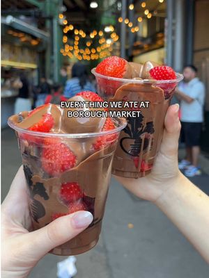 everything we ate at Borough Market in London! #boroughmarket #london #londontiktok #londonfood #londonfoodie #food #Foodie #travelfoodie 