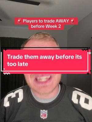 Before it’s too late, trade these players away in fantasy football #fantasyfootballtips #fantasyfootball #fantasyfootballadvice 